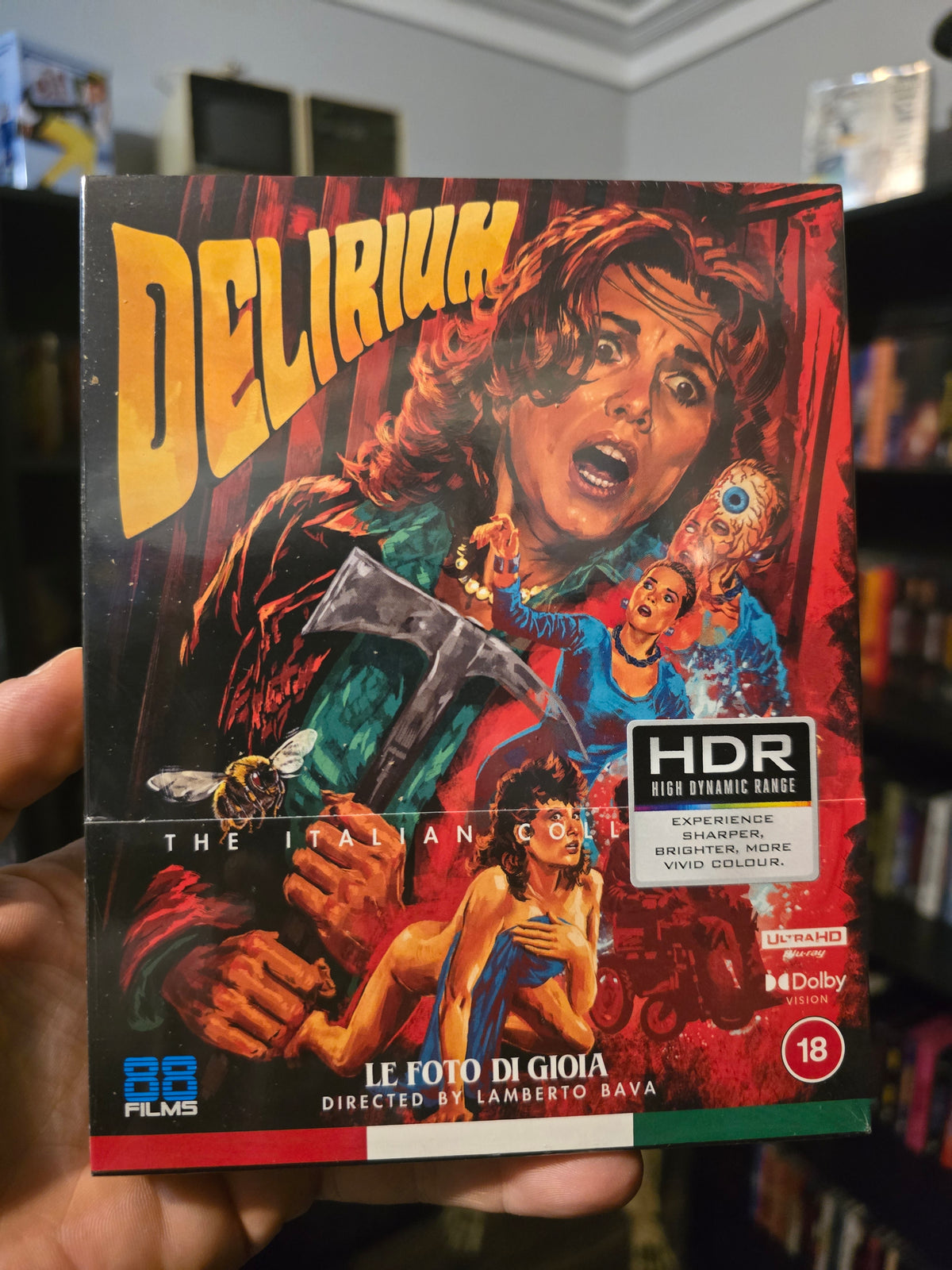 DELIRIUM (1987) (88 FILMS) (4K UHD+BLU-RAY REGION B) (UK IMPORT)