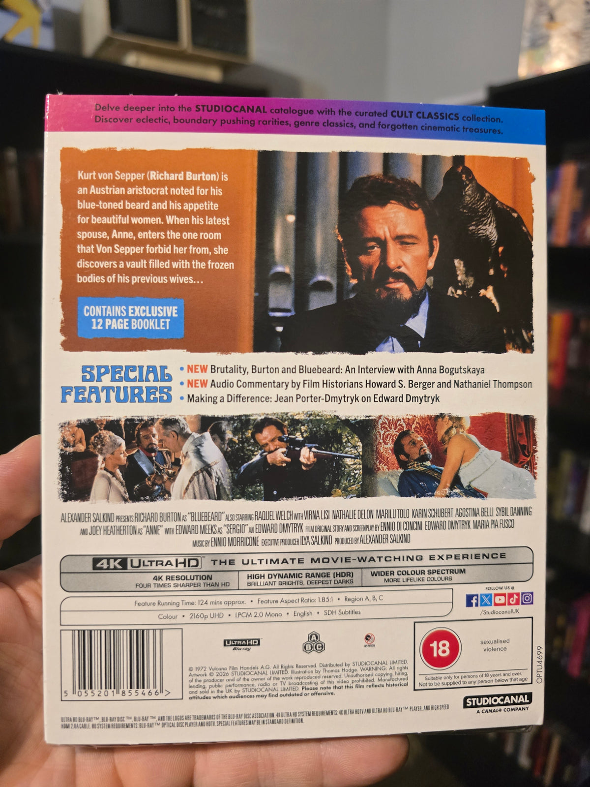 BLUEBEARD (STUDIO CANAL) (4K UHD w/SLIPCOVER) (UK IMPORT)