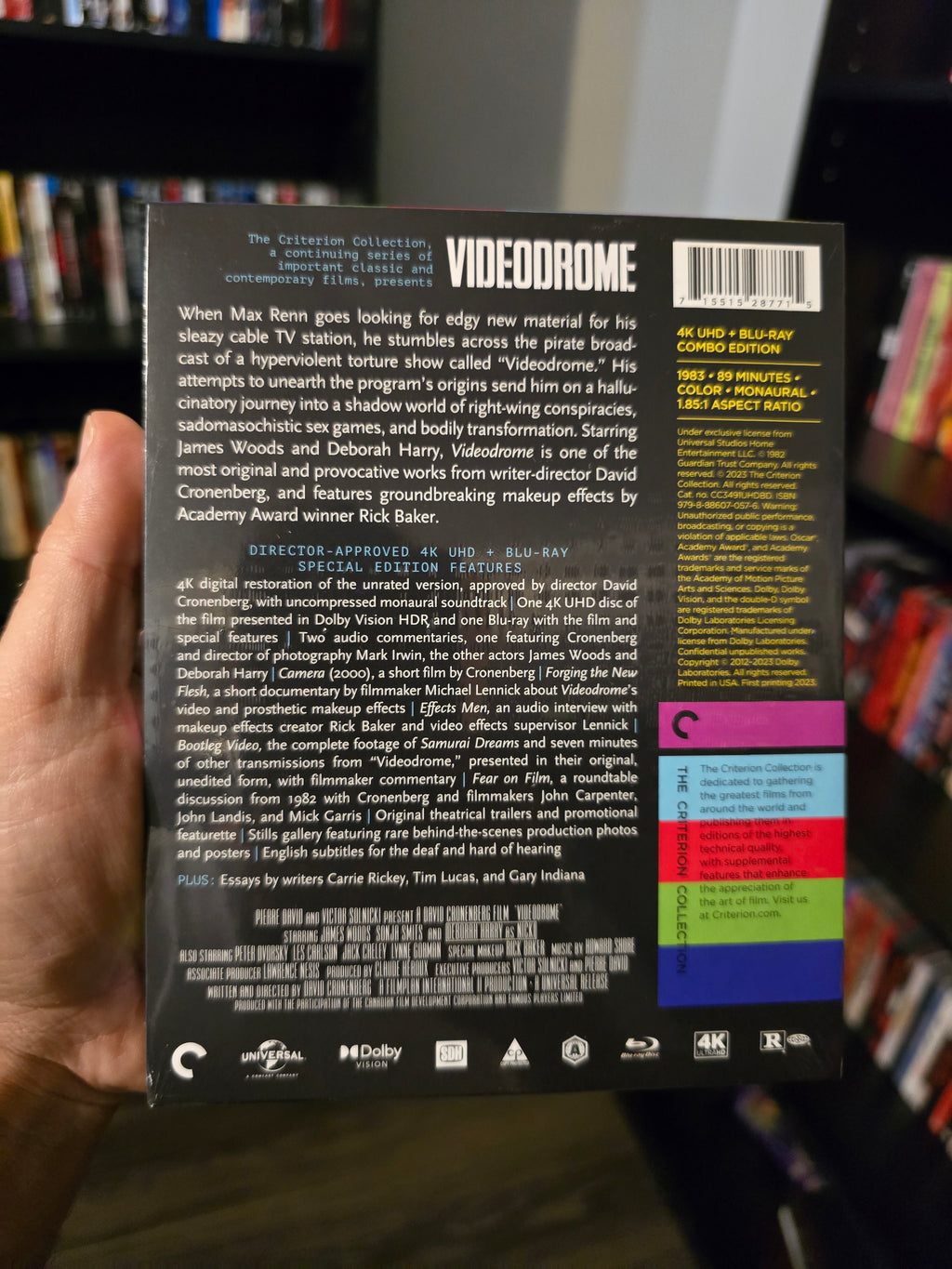VIDEODROME (CRITERION) (4K UHD+BLU-RAY)