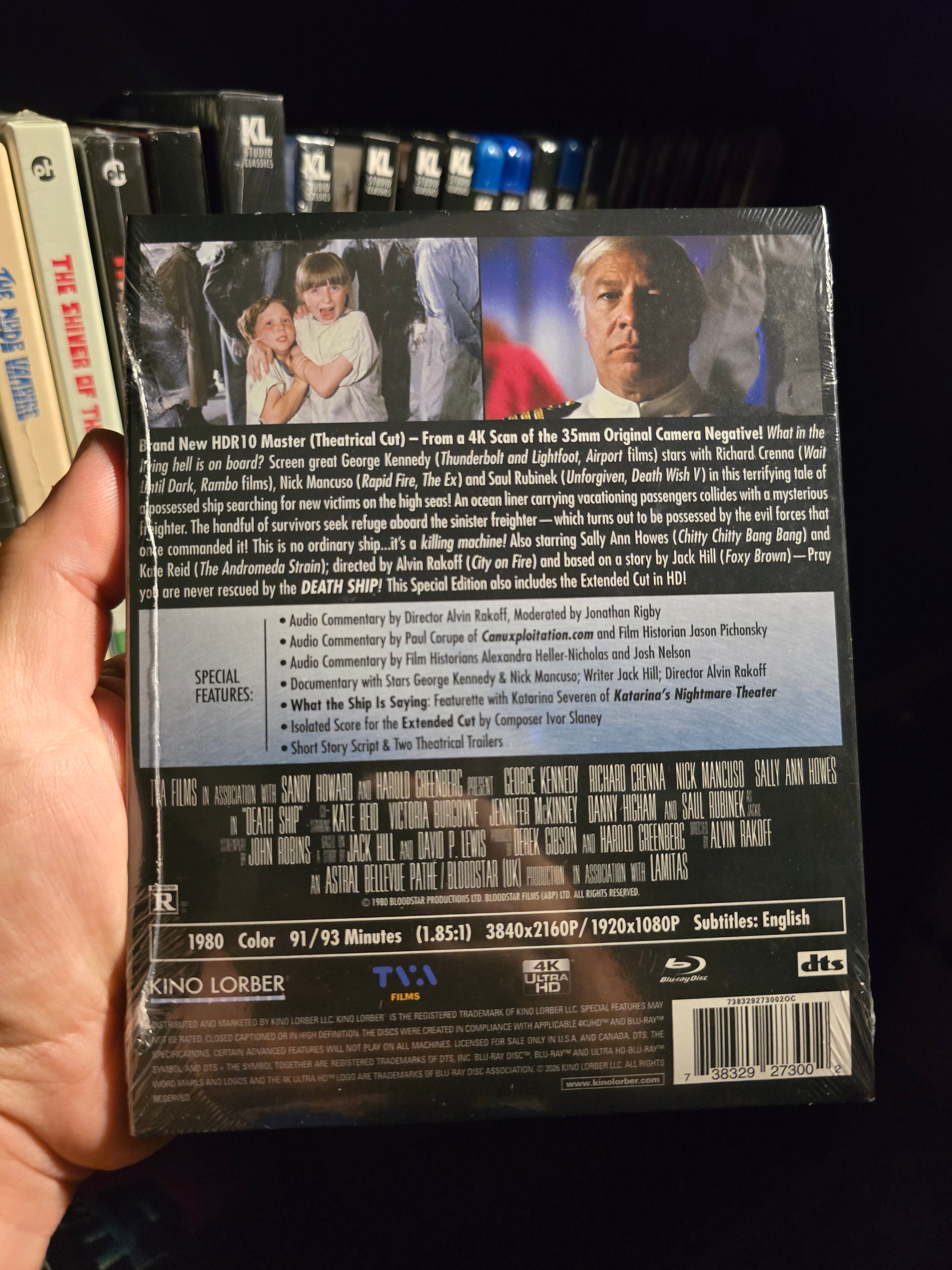 DEATH SHIP (KL STUDIO CLASSICS) (4K UHD w/SLIPCOVER)