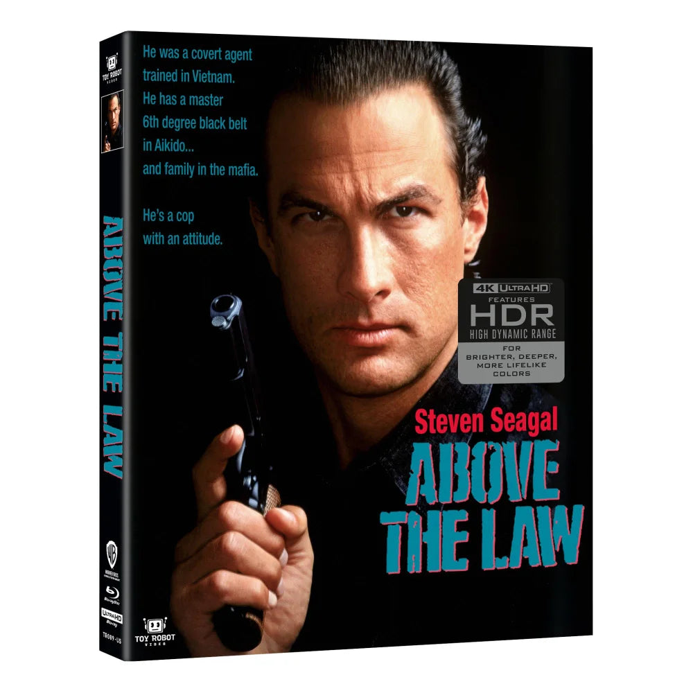 ABOVE THE LAW (TOY ROBOT) (4K UHD+BLU-RAY w/SLIPCOVER)