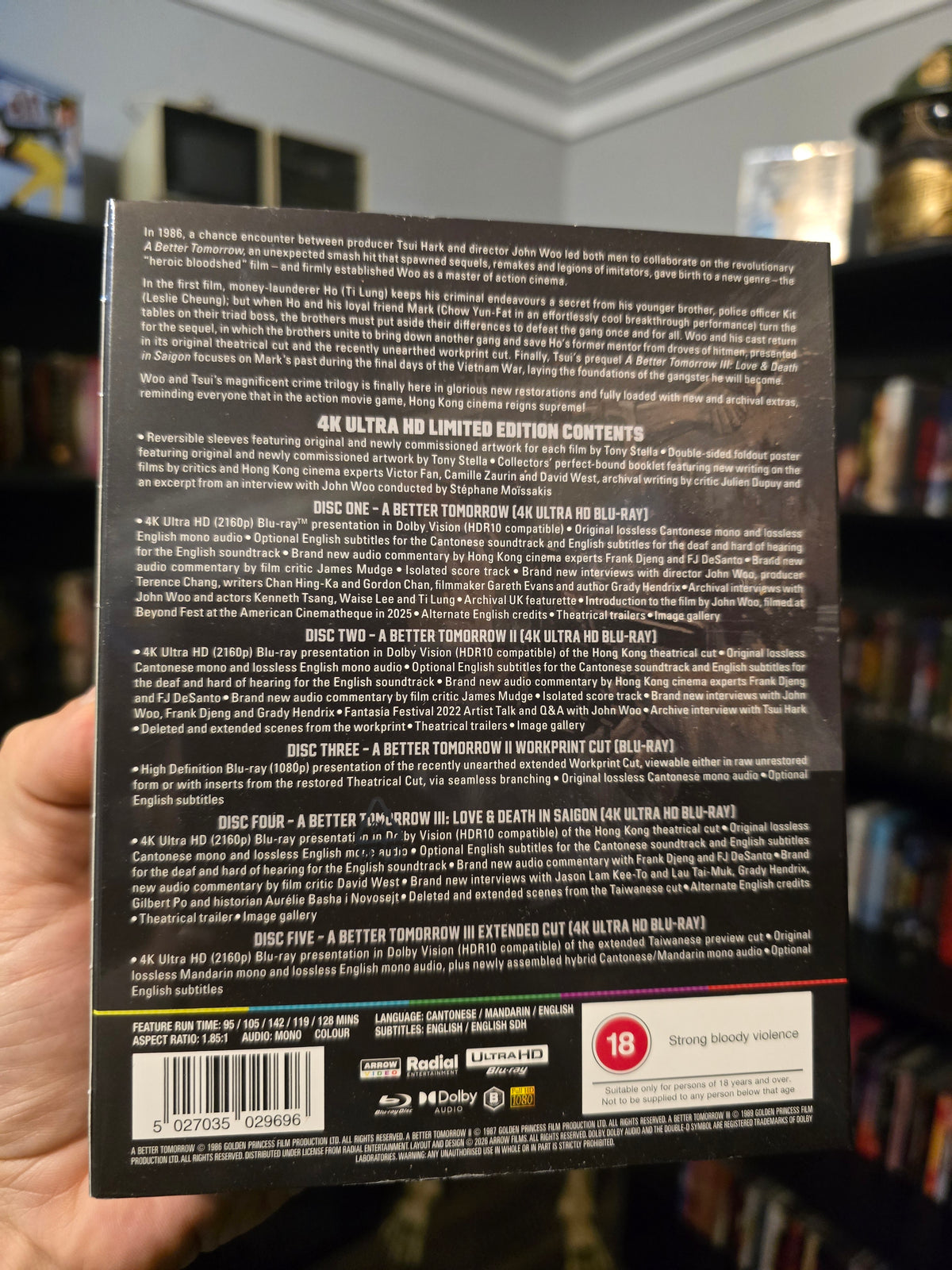 A BETTER TOMORROW TRILOGY [LIMITED EDITION] (ARROW VIDEO) (4K UHD) (UK IMPORT)