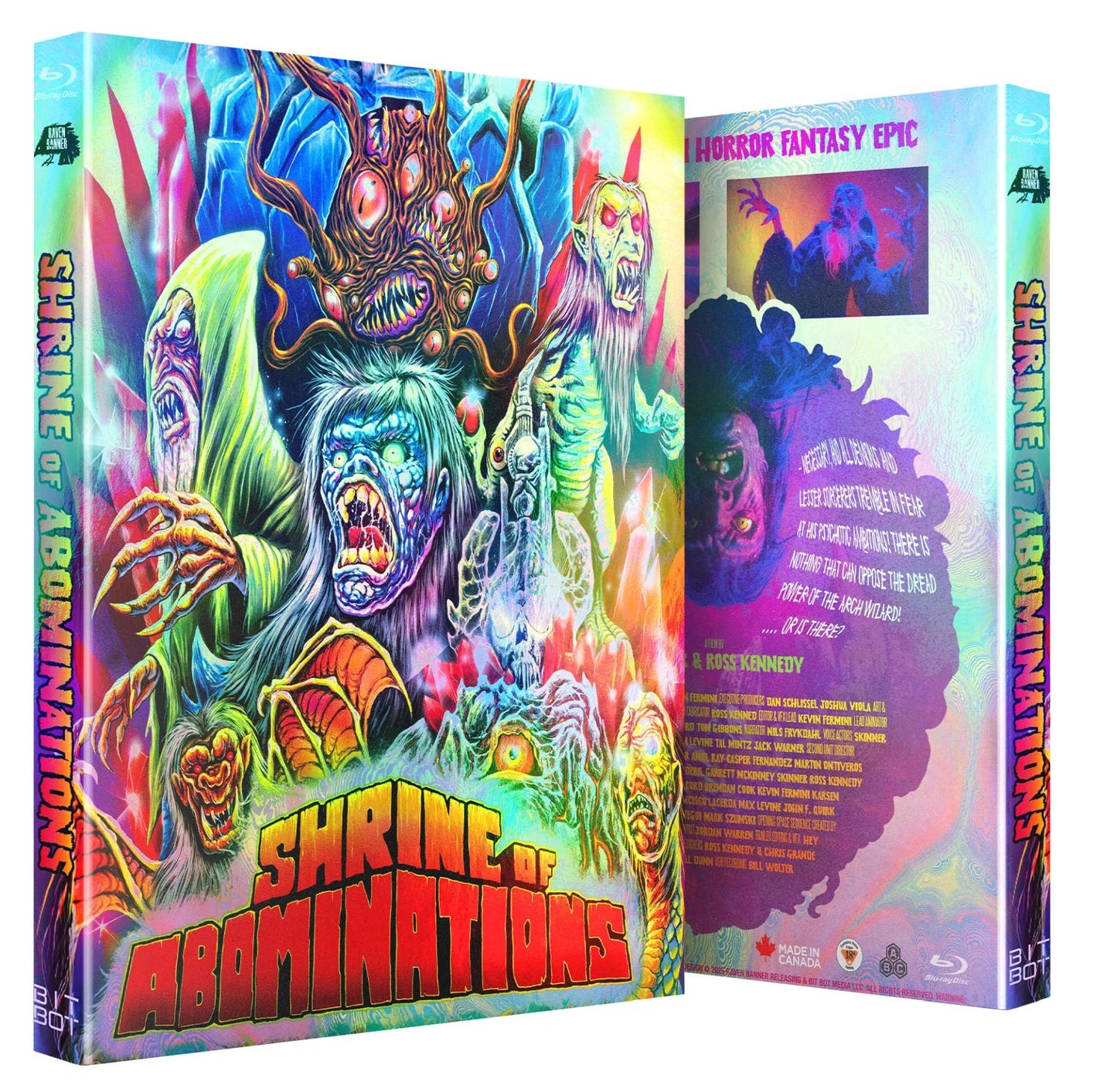 SHRINE OF ABOMINATIONS [LIMITED EDITION HOLOGRAPHIC O-CARD] (BIT BOT) (BLU-RAY w/SLIPCOVER)