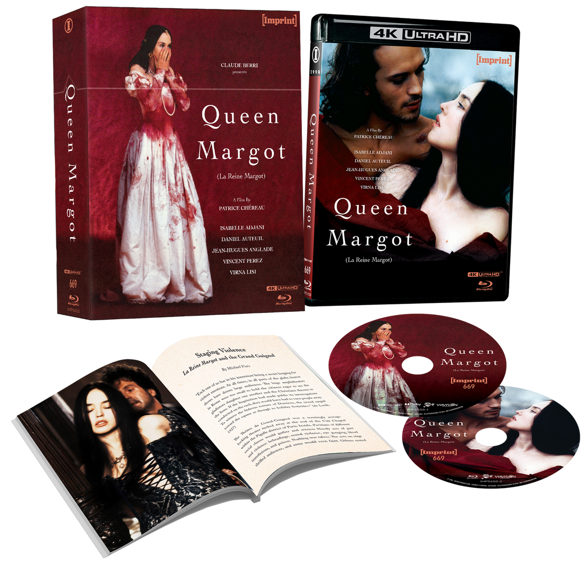 Queen Margot (La Reine Margot) – Imprint Limited Edition Hardbox 4K UHD + Blu-ray