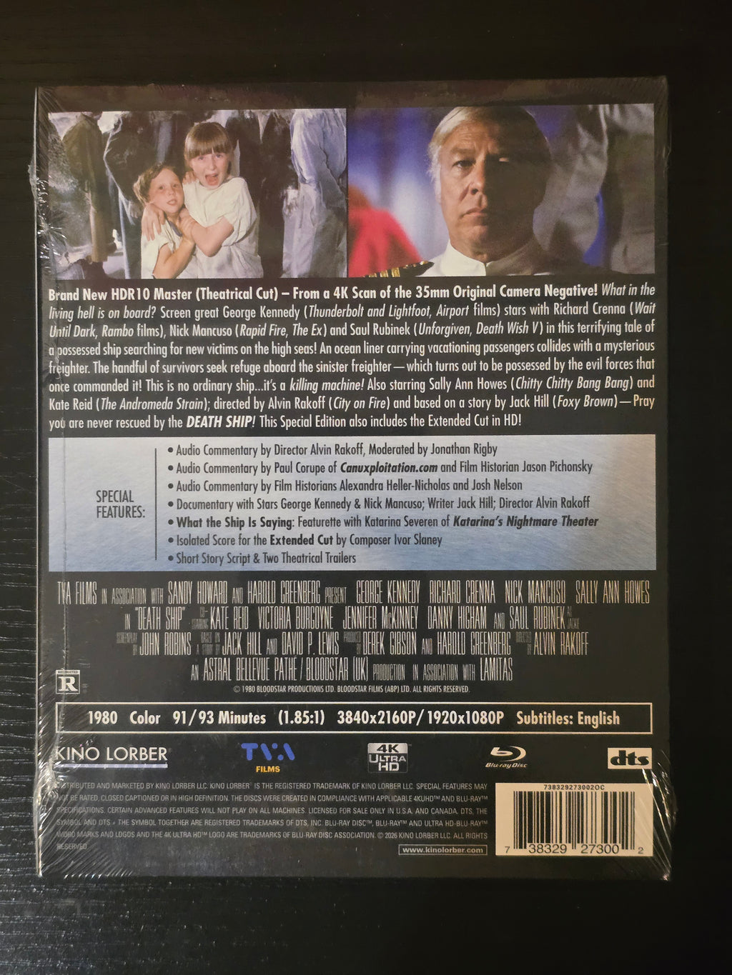 DEATH SHIP (KL STUDIO CLASSICS) (4K UHD w/SLIPCOVER)