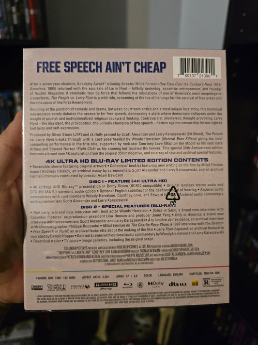 THE PEOPLE VS. LARRY FLYNT [LIMITED EDITION] (ARROW VIDEO) (4K UHD)