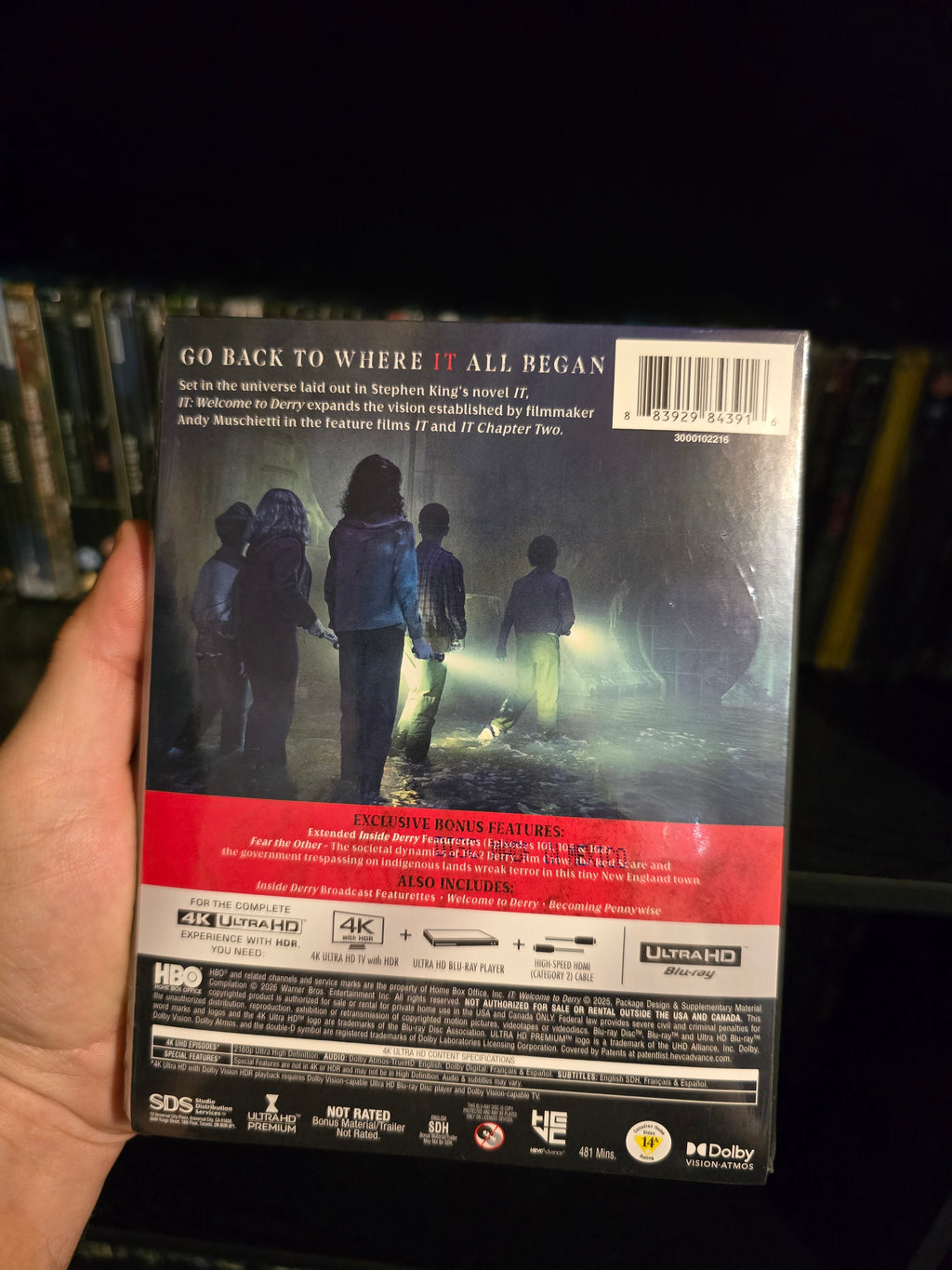 IT: WELCOME TO DERRY [THE COMPLETE FIRST SEASON] (4K UHD STEELBOOK)
