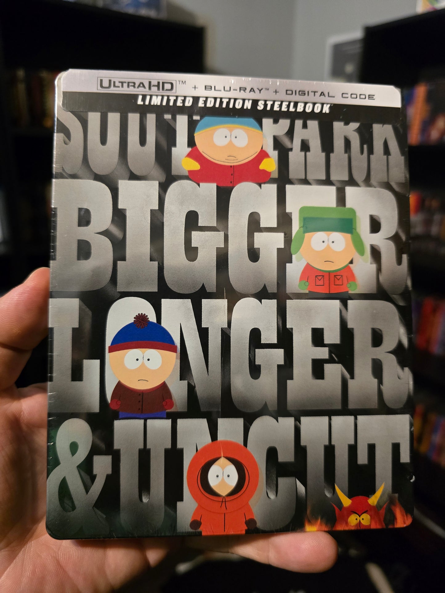 SOUTH PARK: BIGGER, LONGER & UNCUT (PARAMOUNT) (4K UHD STEELBOOK)