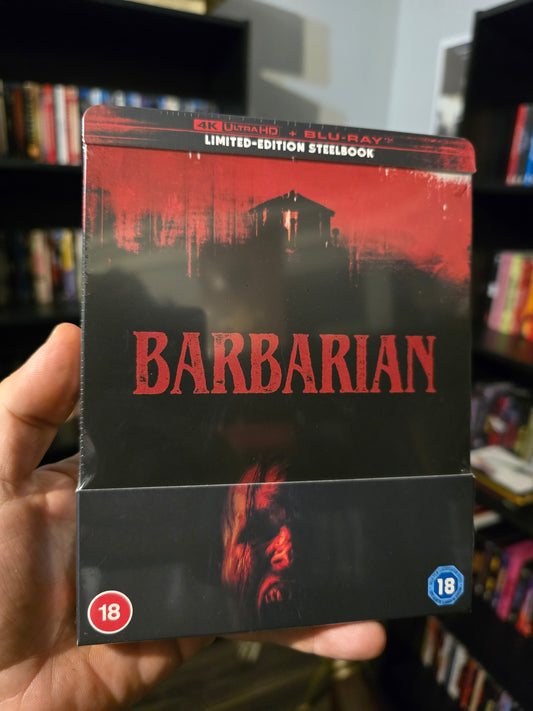 BARBARIAN [LIMITED EDITION STEELBOOK] (WALT DISNEY) (4K UHD+BLU-RAY REGION B) (UK IMPORT)