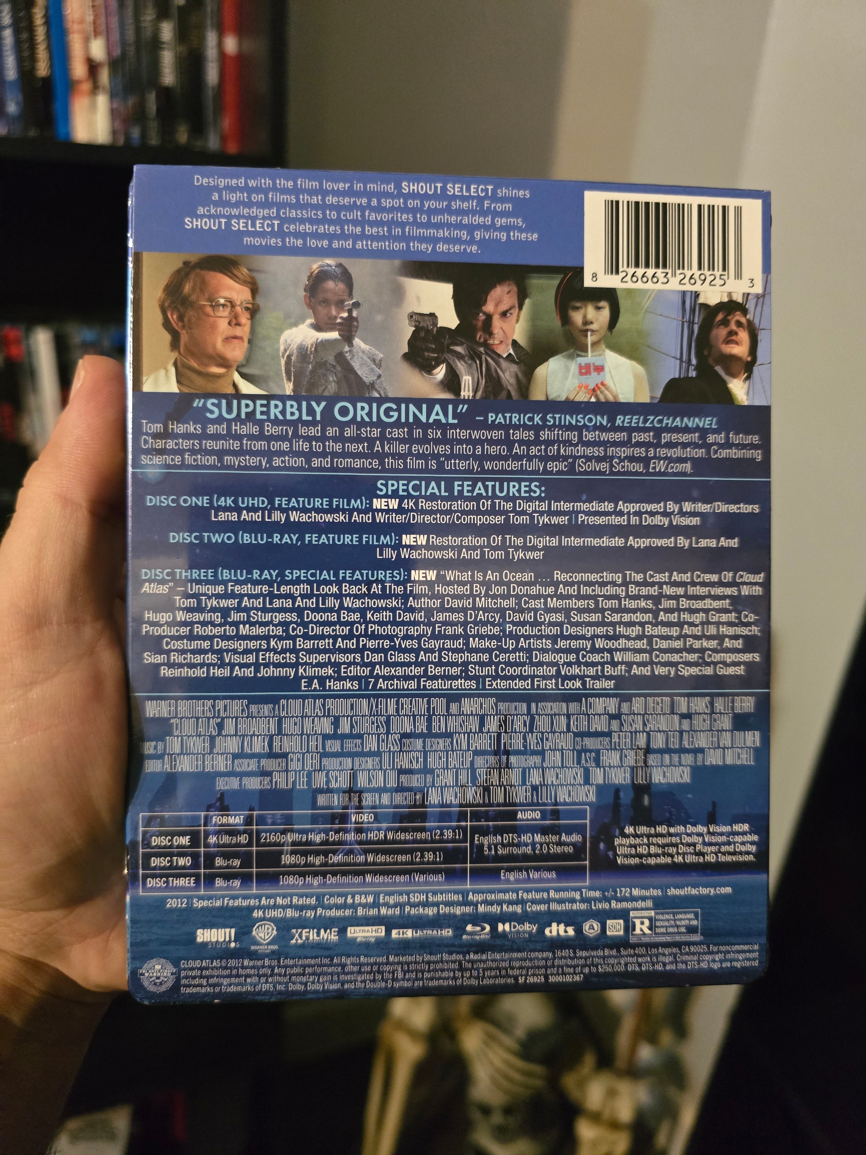 CLOUD ATLAS (SHOUT FACTORY) (4K UHD STEELBOOK)