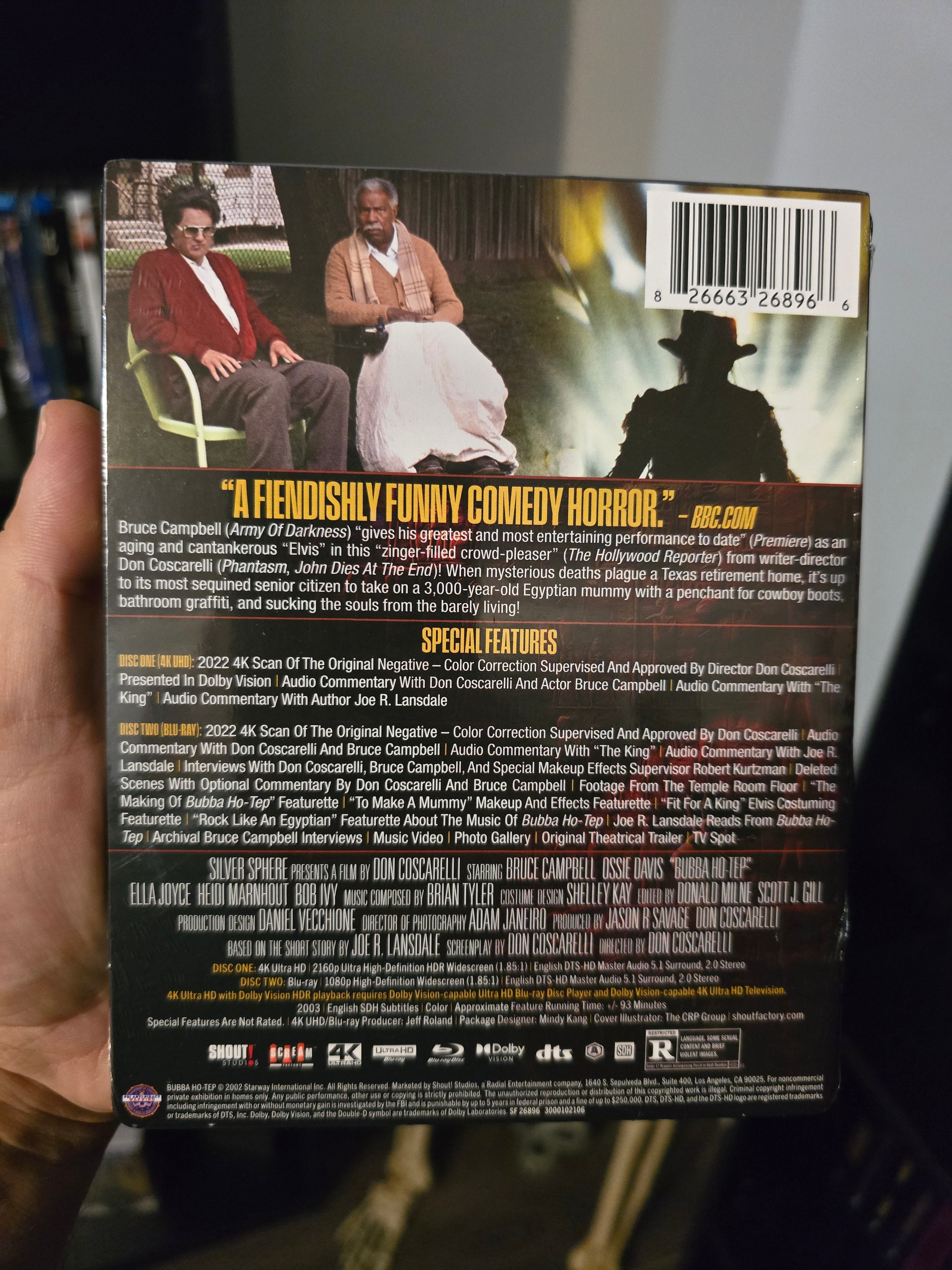BUBBA HO-TEP (SCREAM FACTORY) (4K UHD STEELBOOK)