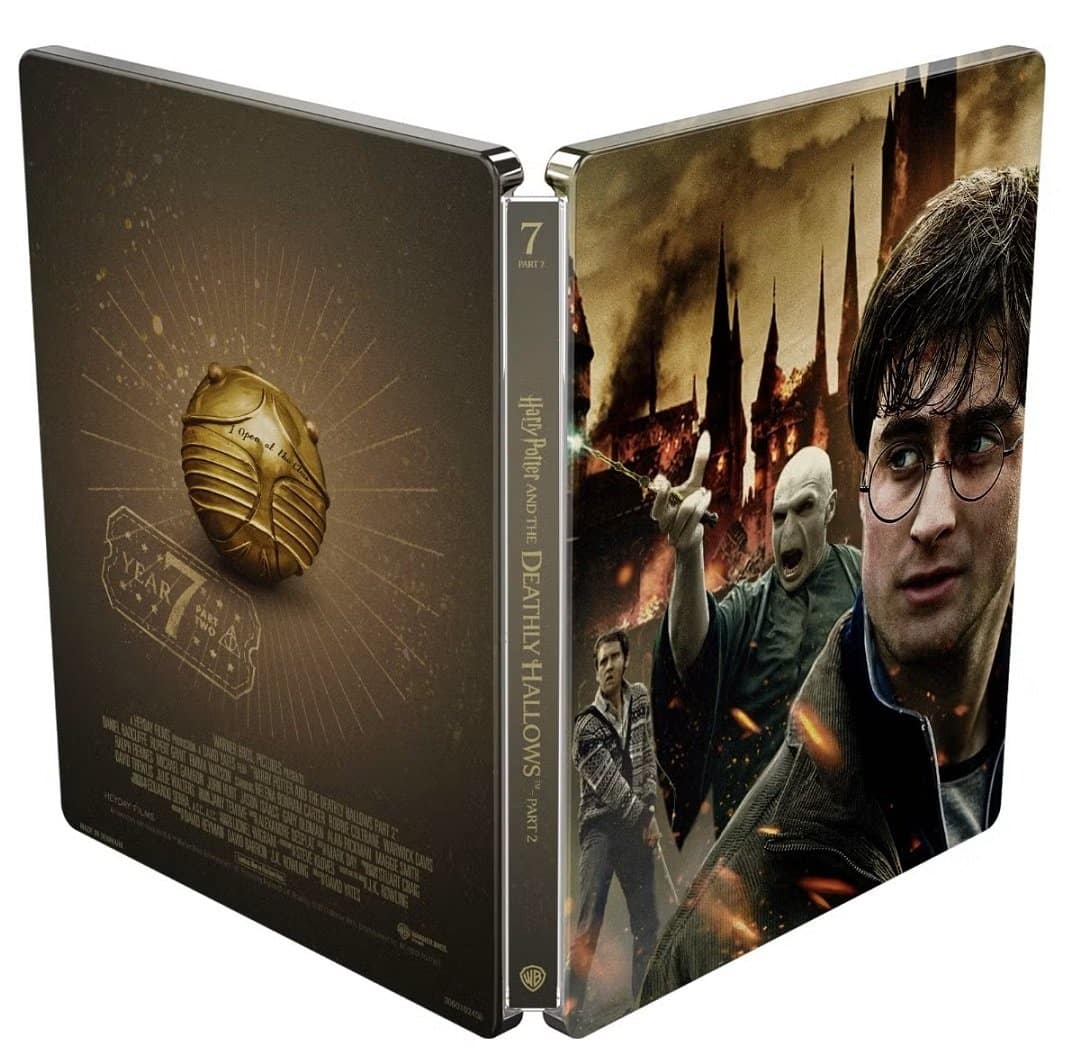 HARRY POTTER COLLECTION [25TH ANNIVERSARY STEELBOOK LIBRARY CASE] (WARNER BROTHERS) (4K UHD) (UK IMPORT)