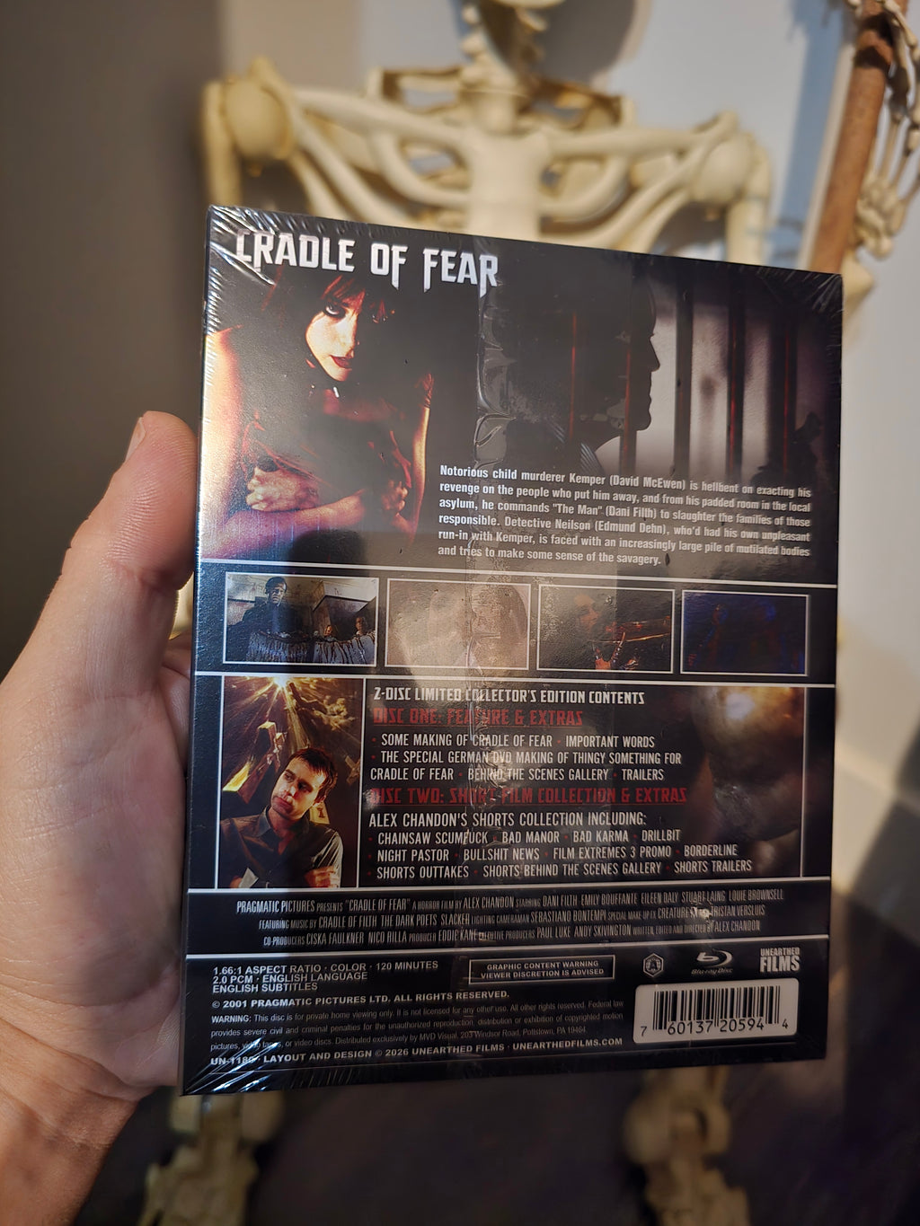 Cradle of Fear [2-Disc Limited Collector's Edition] (Unearthed Films) (Blu-ray w/Slipcover)