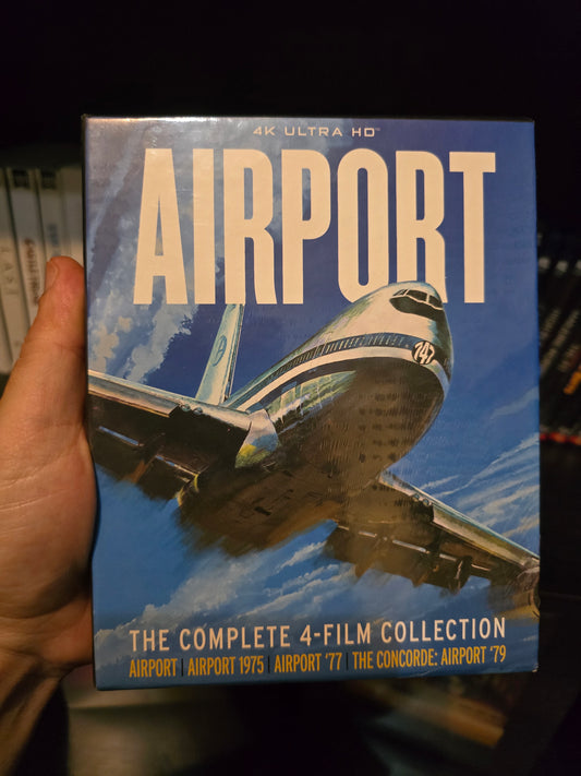 Airport: The Complete 4-Film Collection [Airport, Airport 1975, Airport '77, The Concorde: Airport '79] (Kino Lorber) (4K UHD w/Slipcase)