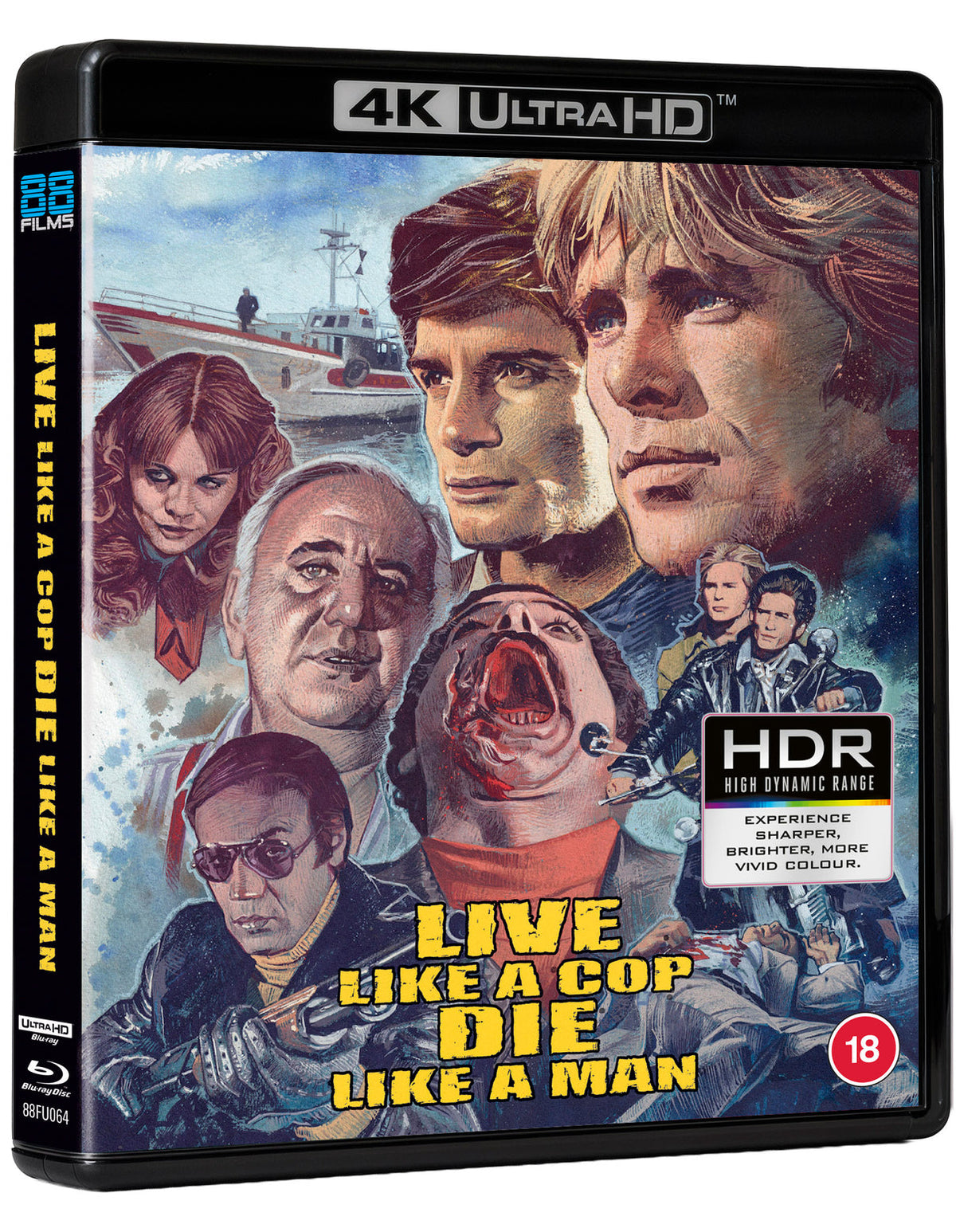 Live Like a Cop, Die Like a Man – 88 Films 4K UHD + Blu-ray