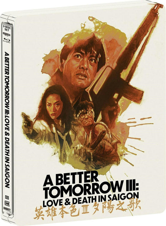 A Better Tomorrow III: Love and Death in Saigon – Shout! Factory Limited Edition Steelbook 4K UHD