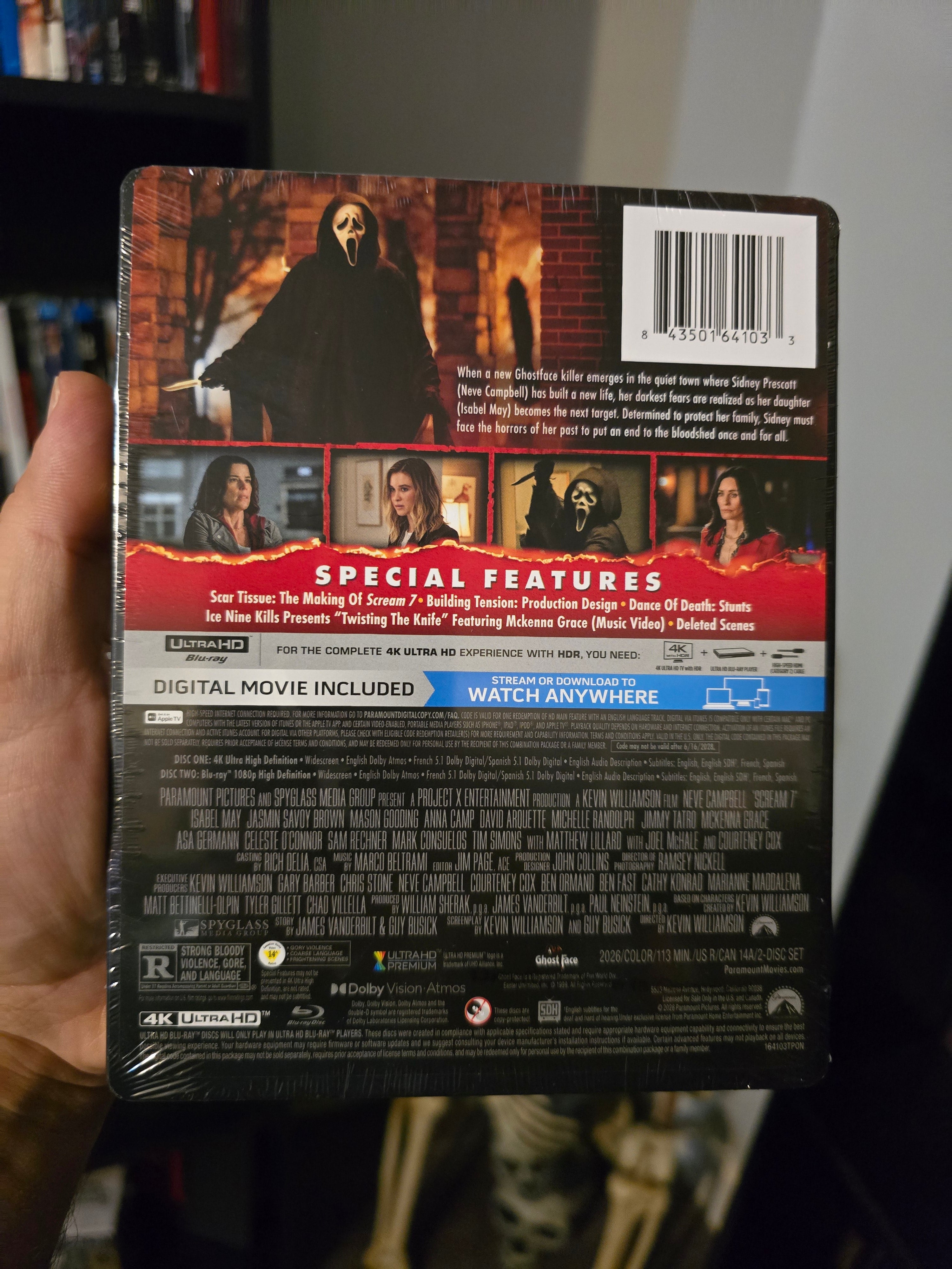 SCREAM 7 (PARAMOUNT) (4K UHD STEELBOOK)