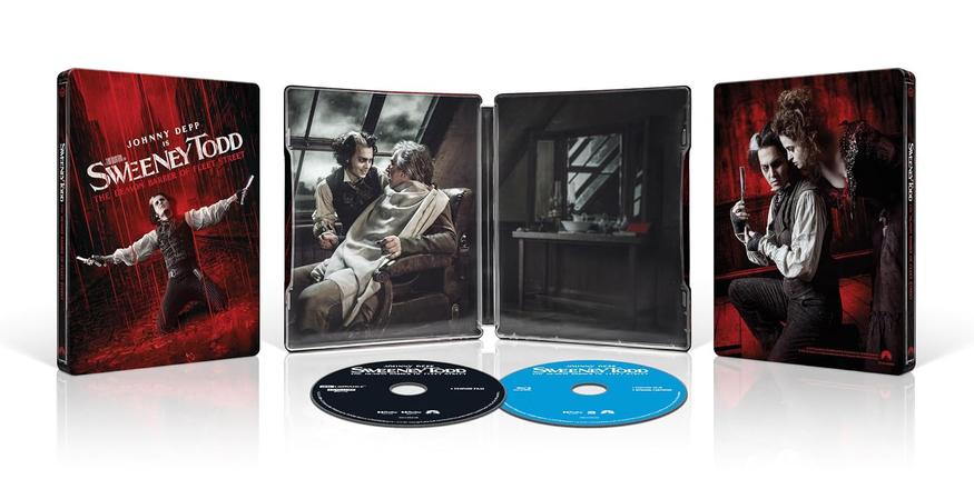 SWEENEY TODD: THE DEMON BARBER OF FLEET STREET [LIMITED EDITION STEELBOOK] (UNIVERSAL) (4K UHD+BLU-RAY)