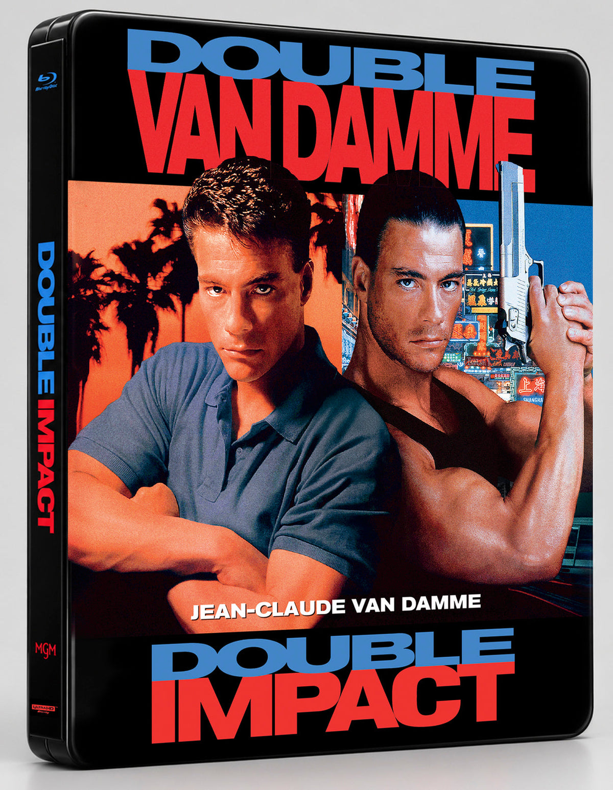 Double Impact – 88 Films Limited Edition Steelbook 4K UHD + Blu-ray