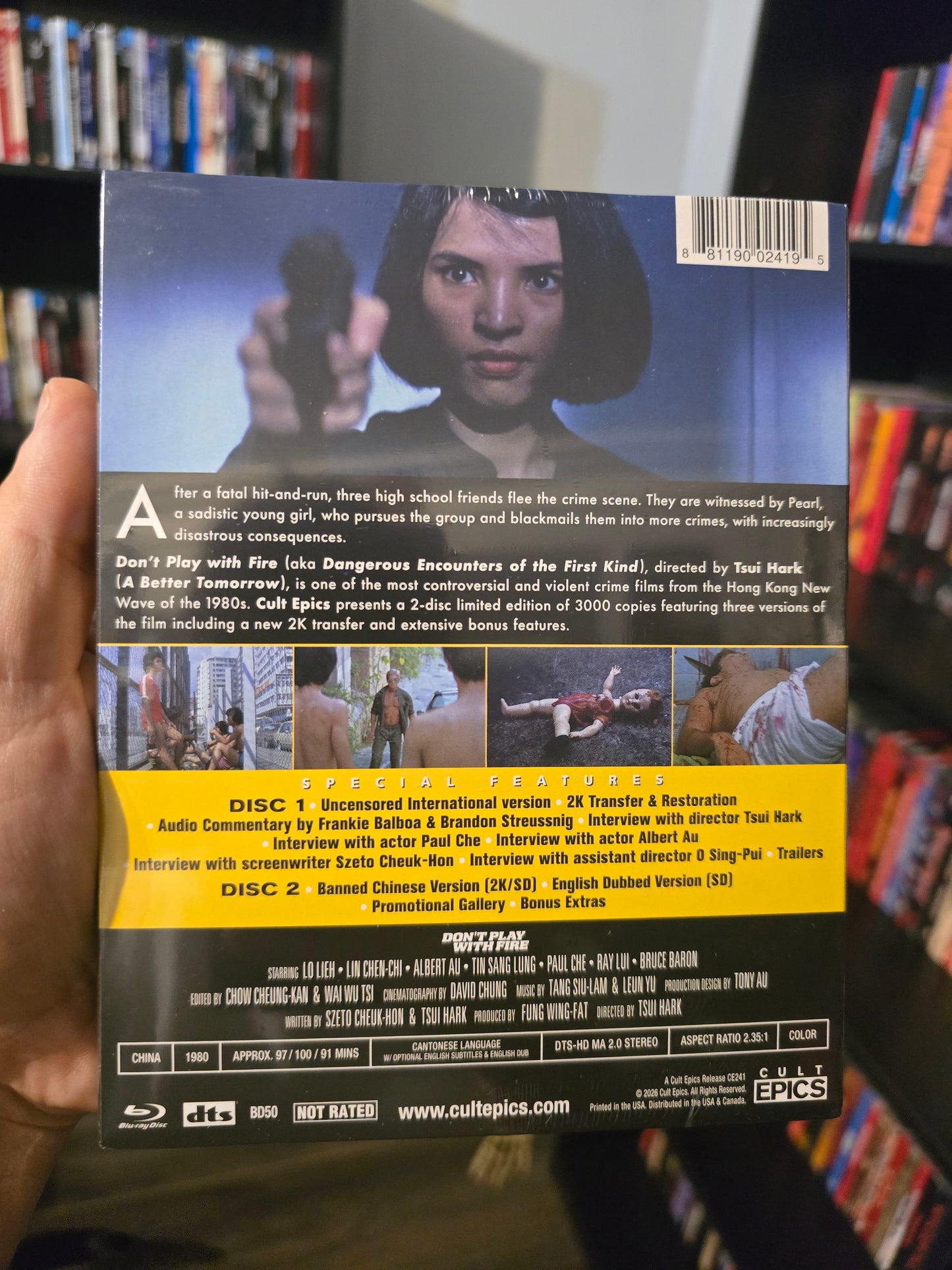 Don't Play With Fire [2-Disc Limited Collector's Edition] (Cult Epics) (Blu-ray w/Slipcover)