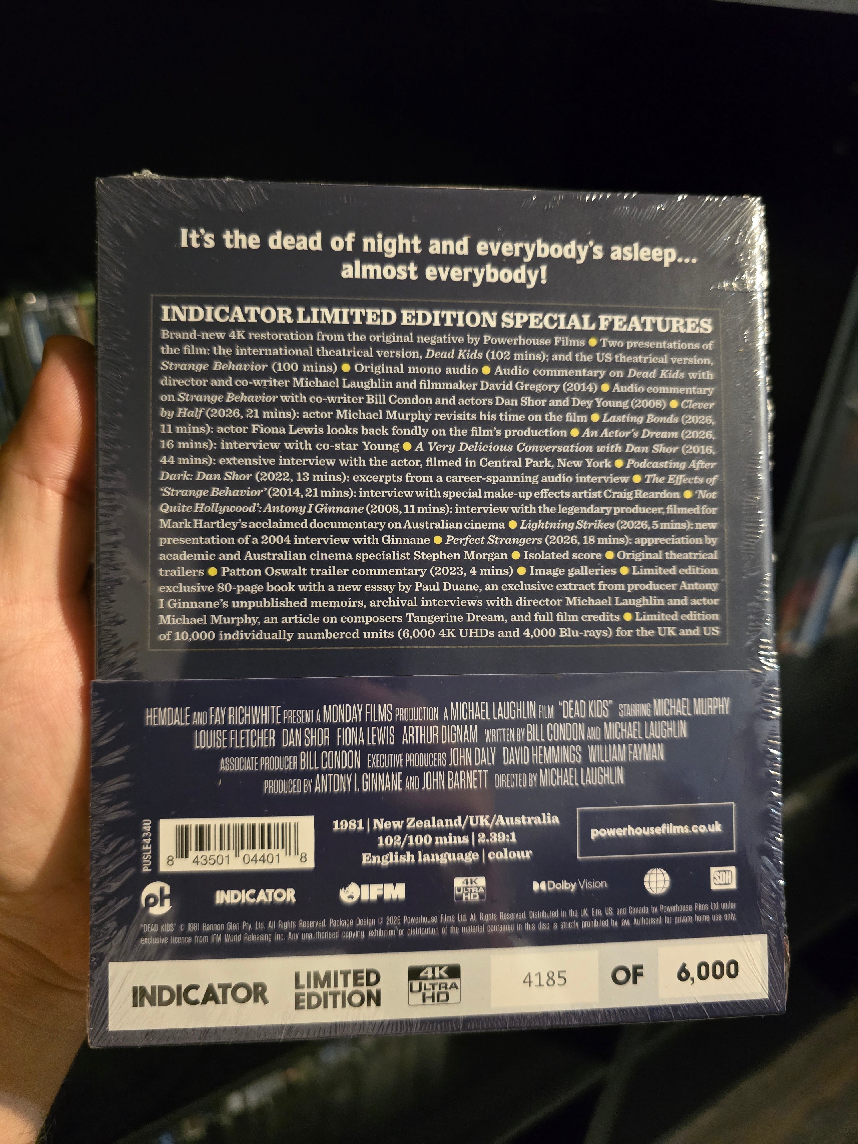 DEAD KIDS [LIMITED EDITION] (INDICATOR) (4K UHD w/SLIPCASE)