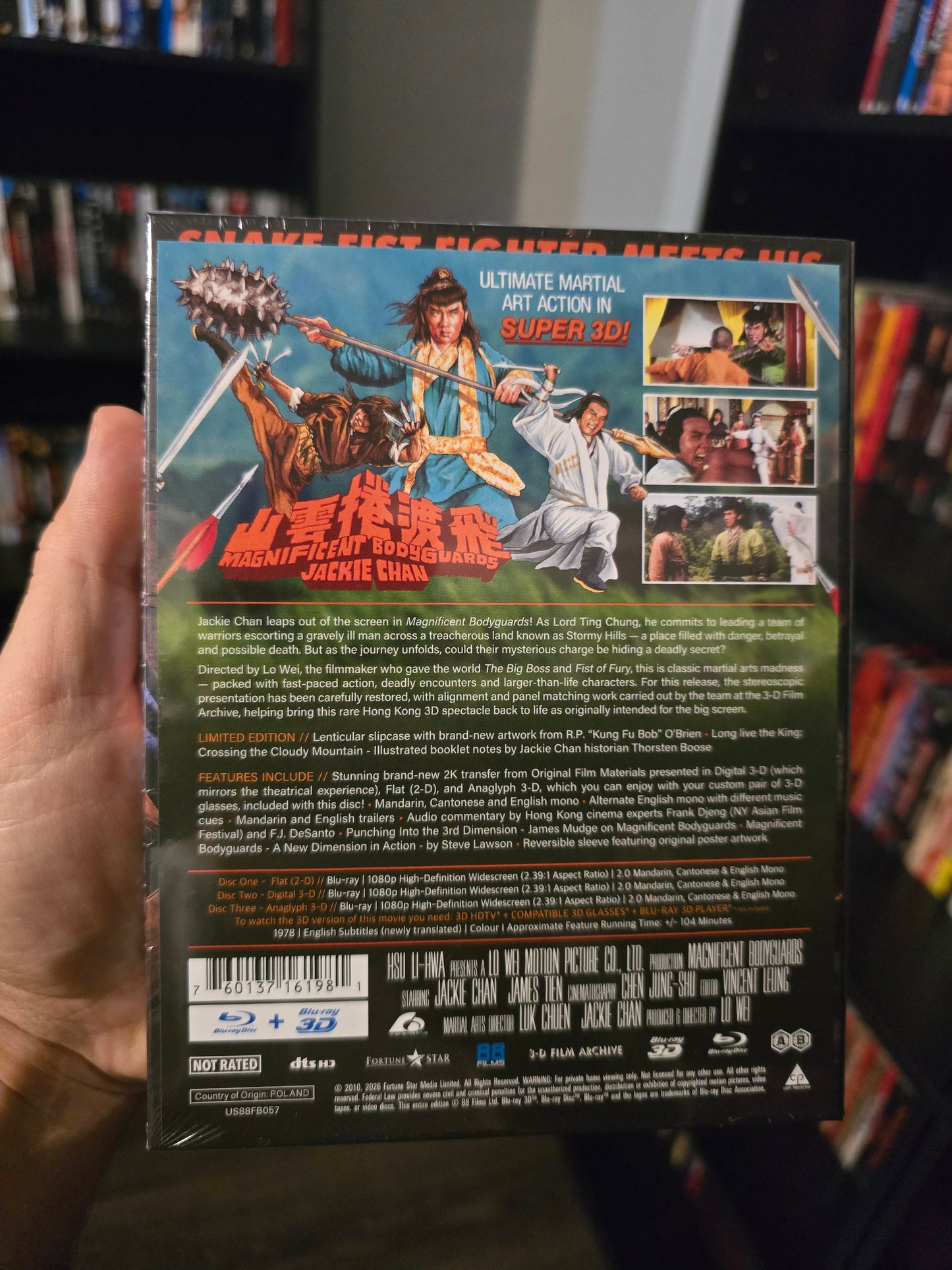 Magnificent Bodyguards [3-D] (88 Films) (3-D Blu-ray/Blu-ray w/Slipcover)