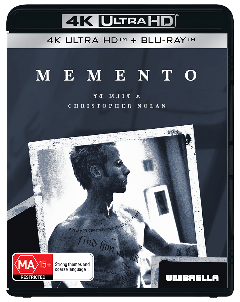 Memento – Umbrella Entertainment 25th Anniversary 4K UHD + Blu-ray
