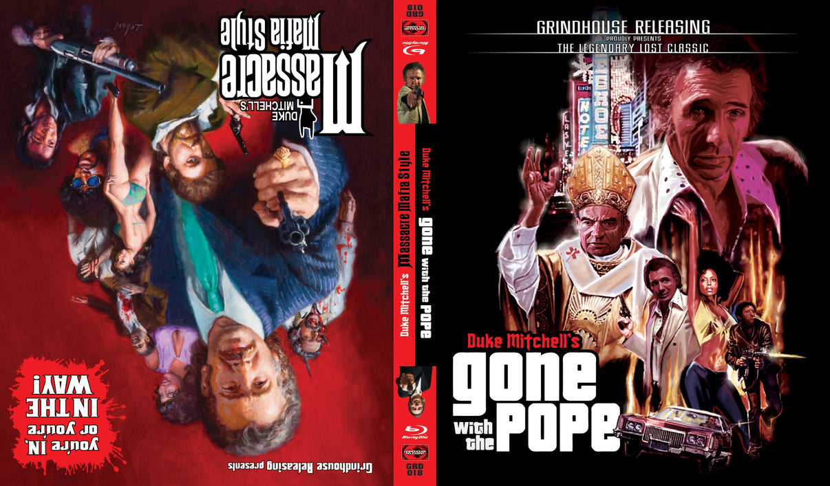 THE DUKE MITCHELL COLLECTION: MASSACRE MAFIA STYLE & GONE WITH THE POPE [DELUXE 3-DISC SET] (GRINDHOUSE RELEASING) (BLU-RAY+CD SOUNDTRACK)